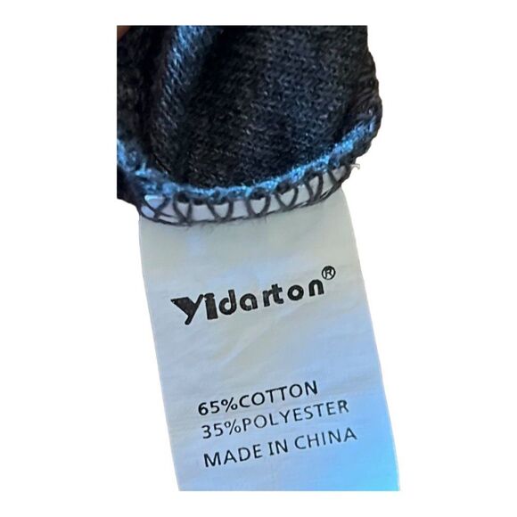 Yidarton T-Shirt Gray Sz Small Twist Knot Front Long Sleeve Crew Neck Basic - Picture 11 of 15